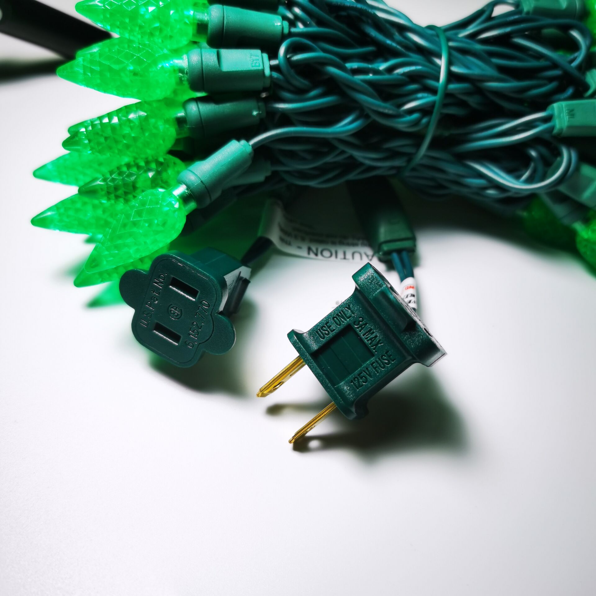 UL C6 딸기 녹색 LED 스트링 조명 