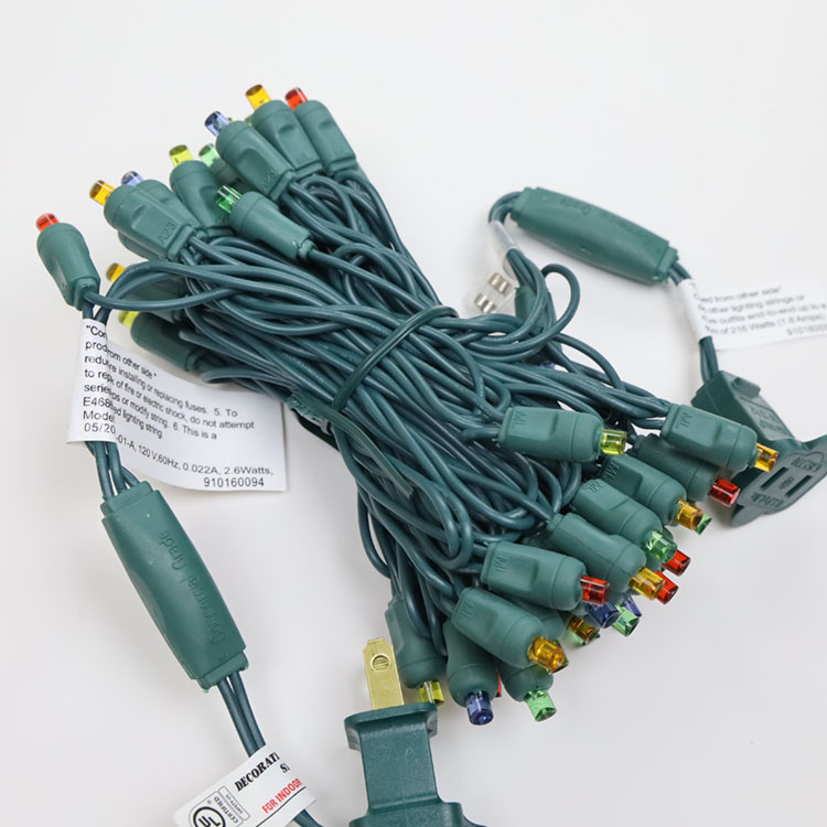 5MM 미니 LED 스트링 조명 세트 UL 멀티 LED 크리스마스 조명 UL