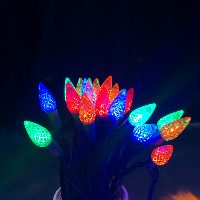 다중 UL 방수 C6 딸기 LED 크리스마스 조명 