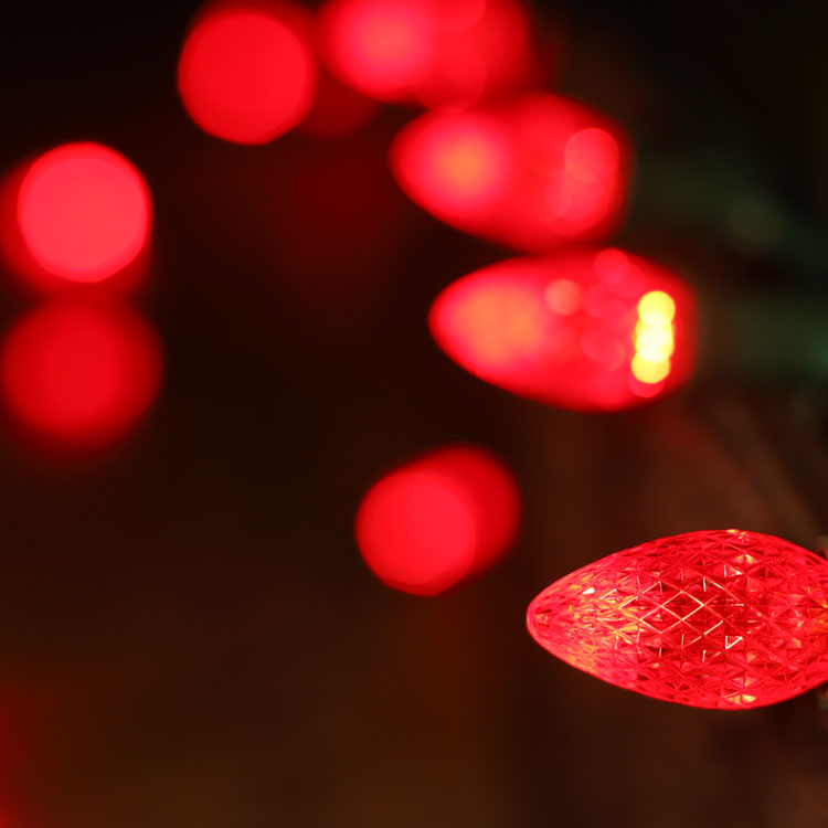 실내 및 실외용 방수 빨간색 LED 교체 전구