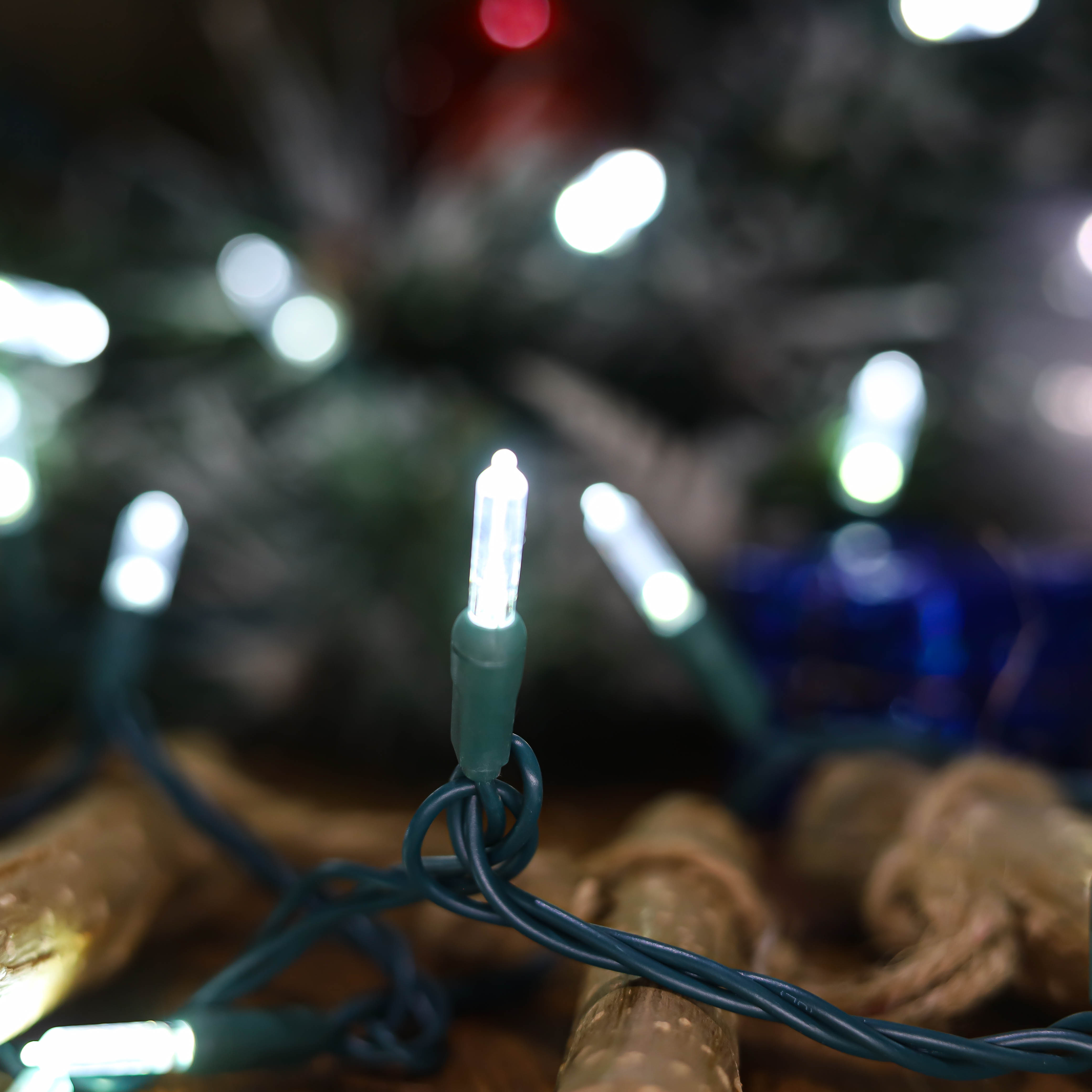 찬 백색 크리스마스 빛 고정되는 옥외 사용이 T5 LED UL 끈에 의하여 점화합니다