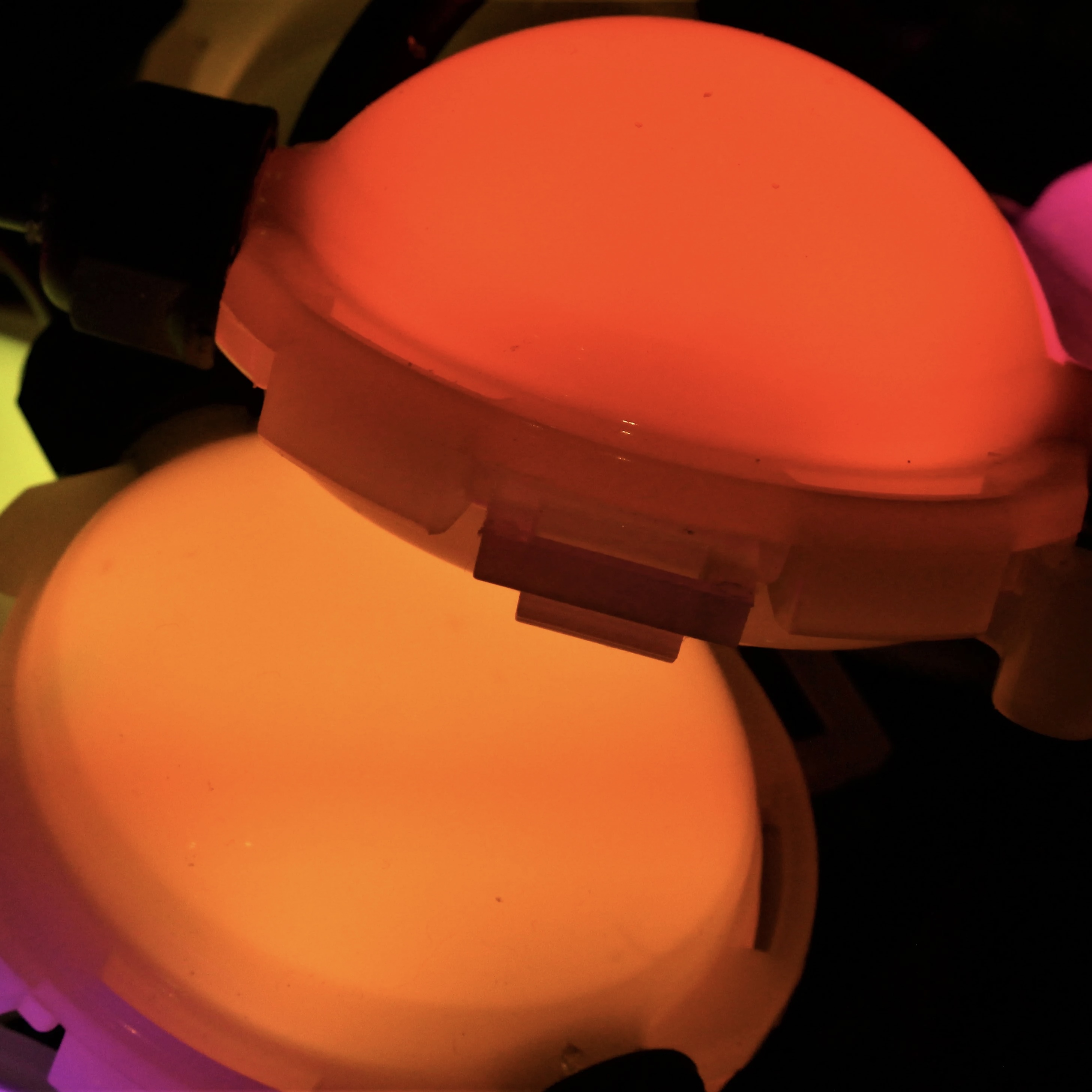 24V 방수 RGB 돔 픽셀 조명