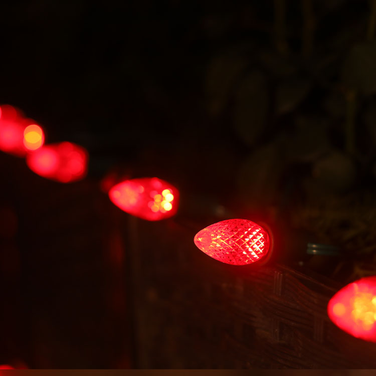 실내 및 실외용 방수 빨간색 LED 교체 전구