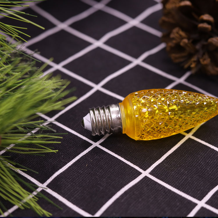 노란색 UL C9 Minleon LED 교체 전구 