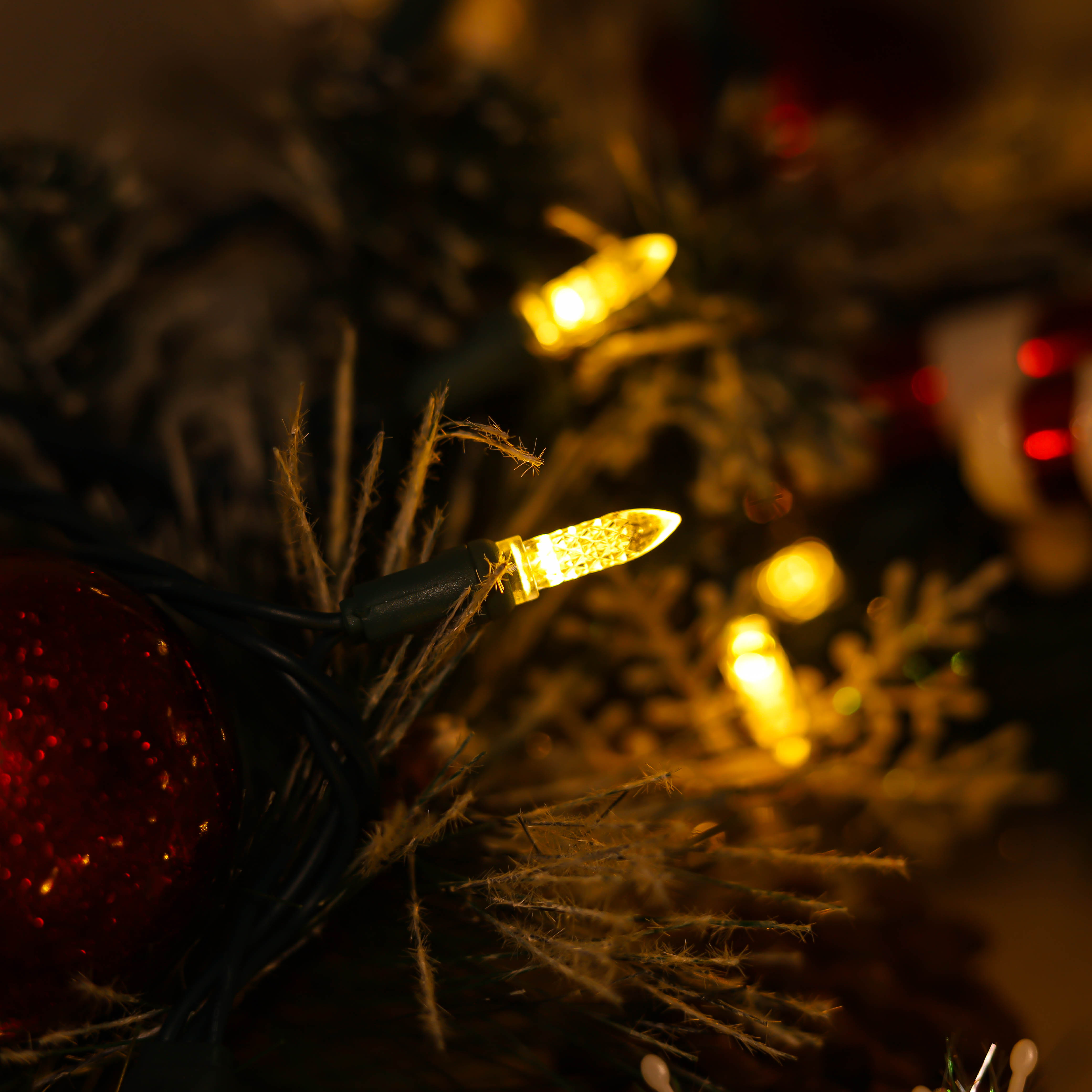 따뜻한 흰색 UL 인증 M5 LED 크리스마스 조명