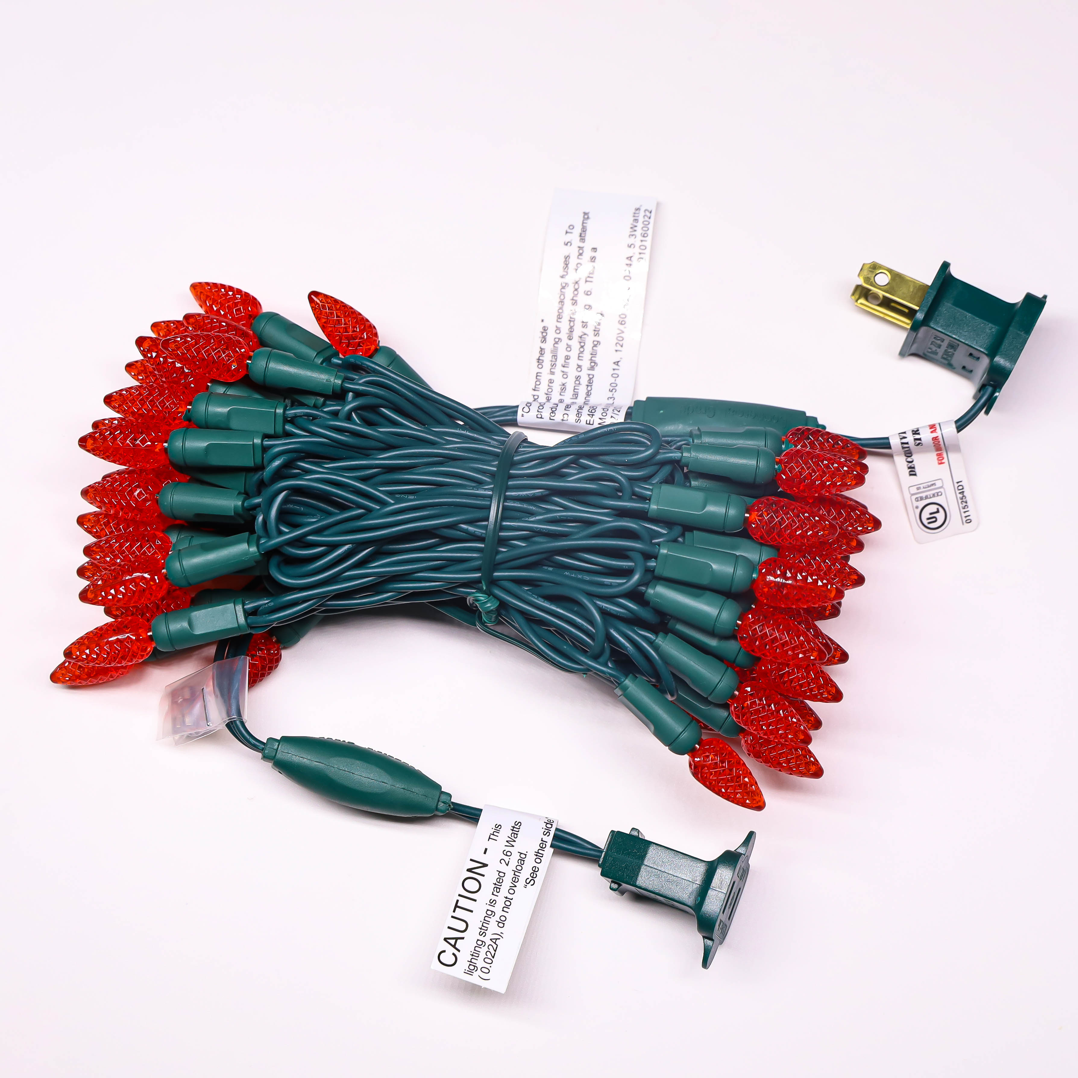 120V ul Red C3 크리스마스 LED 조명