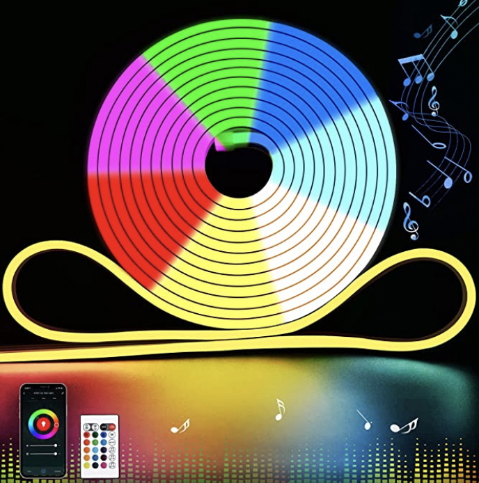 12V RGB 네온 로프 라이트