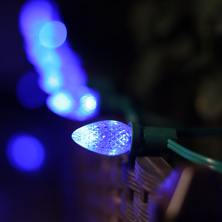  상업 등급 IP64 파란색 LED 교체 전구