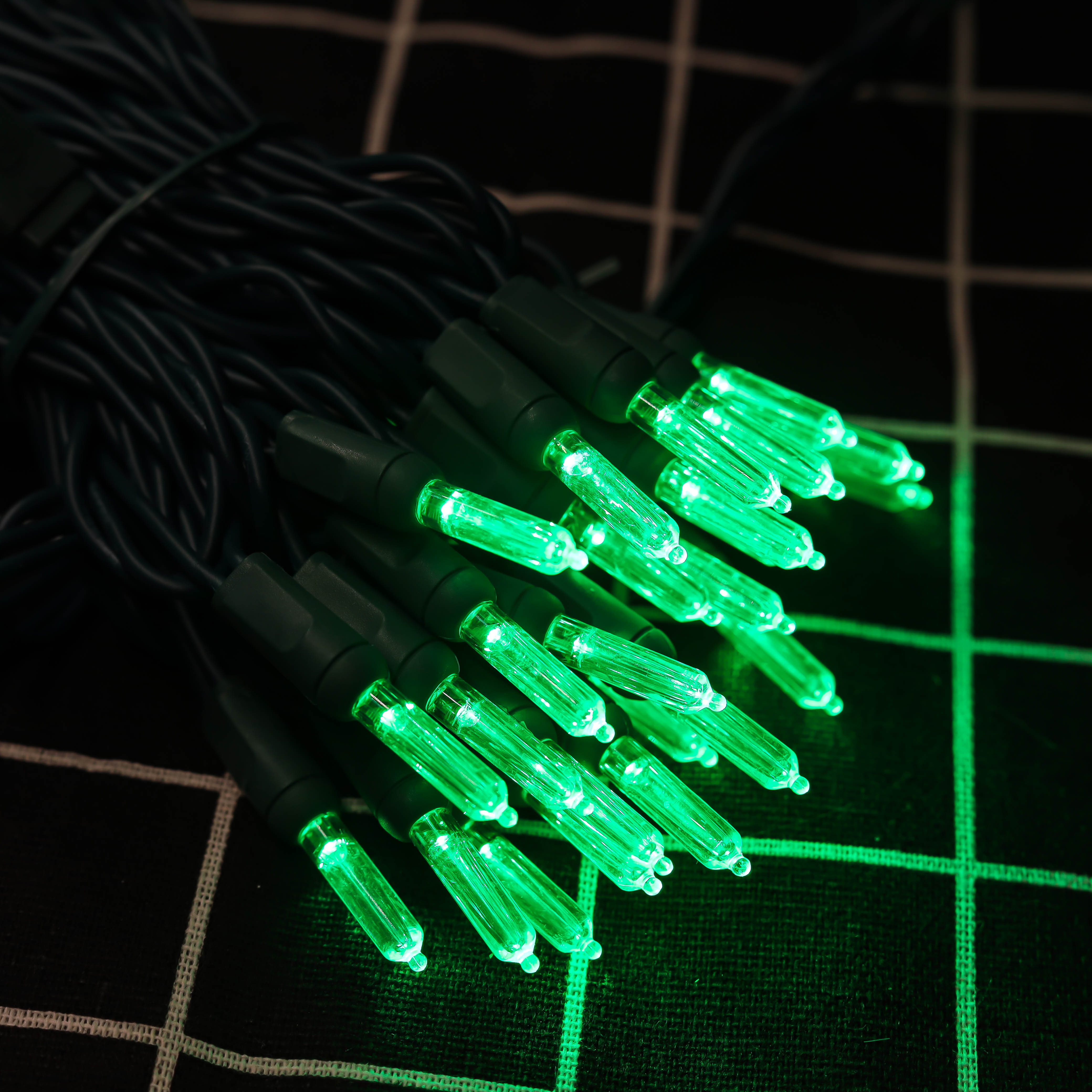 UL T5 녹색 크리스마스 LED 현악 조명