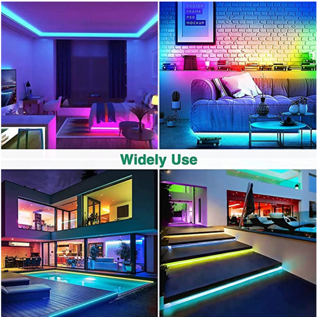 12V RGB 네온 로프 라이트