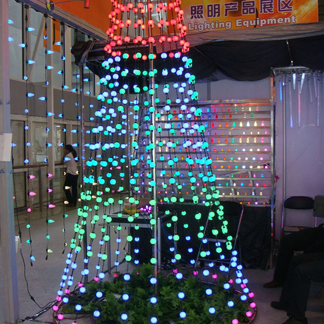 DMX IP66 RGB Triklit 조명 스트링