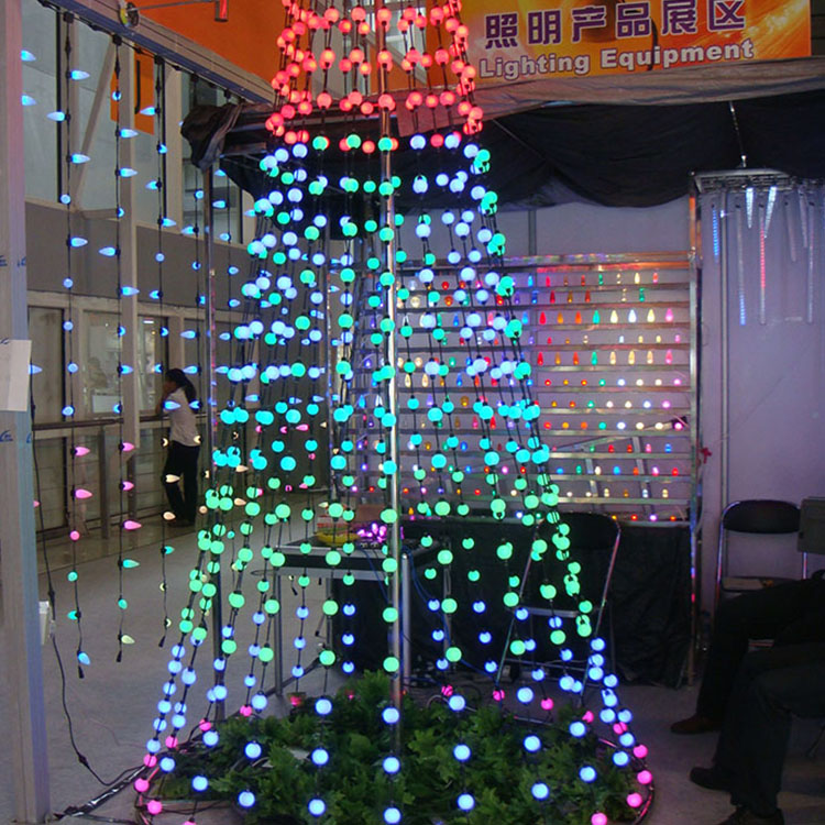 DMX IP66 RGB Triklit 조명 스트링