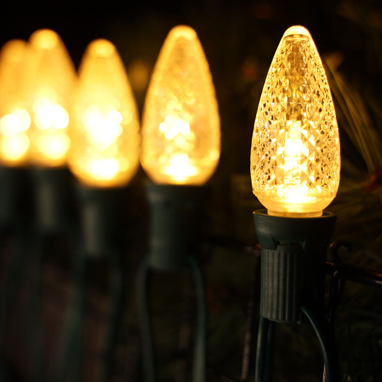 UL 따뜻한 흰색 방수 C9 E17 Minleon LED 교체 전구