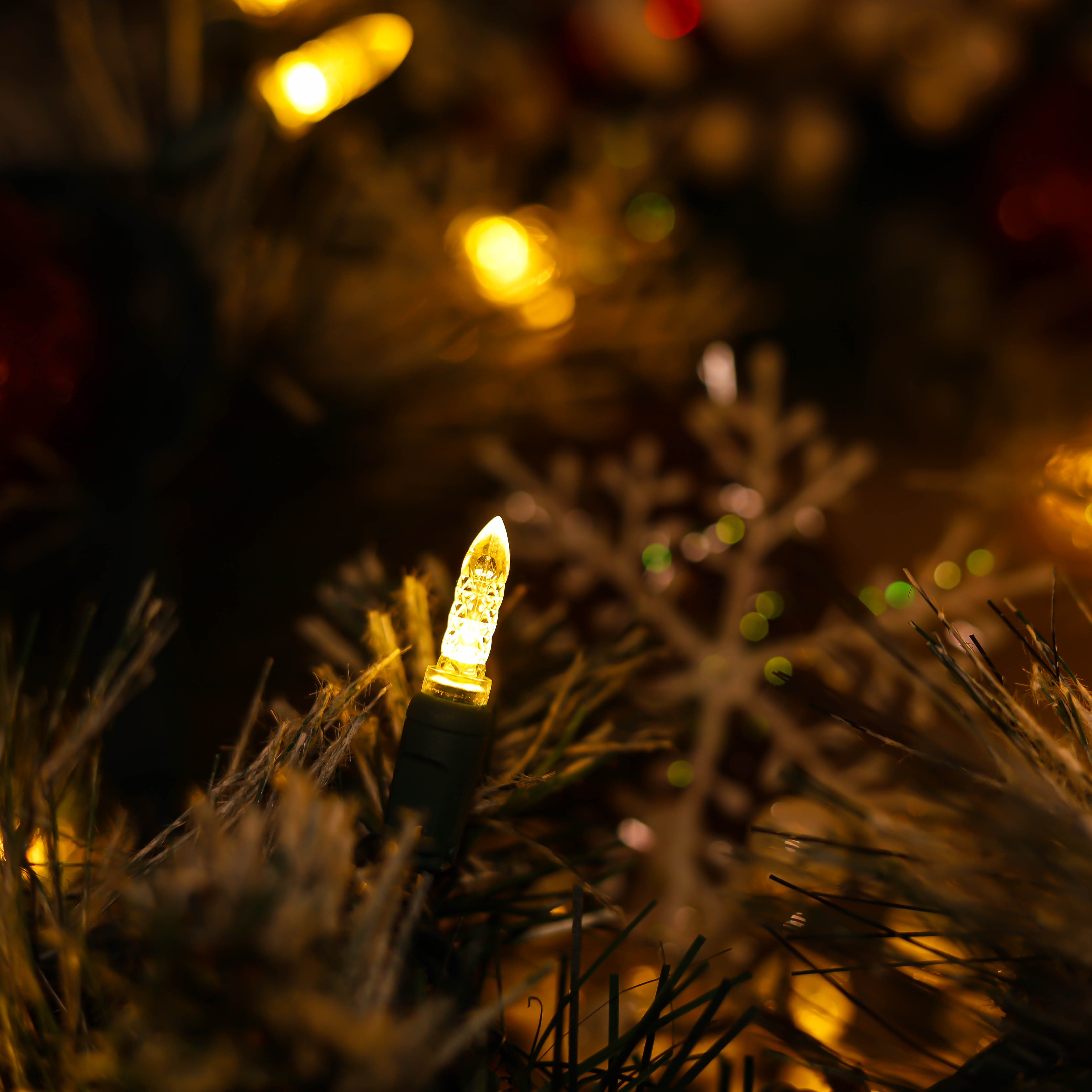 따뜻한 흰색 UL 인증 M5 LED 크리스마스 조명