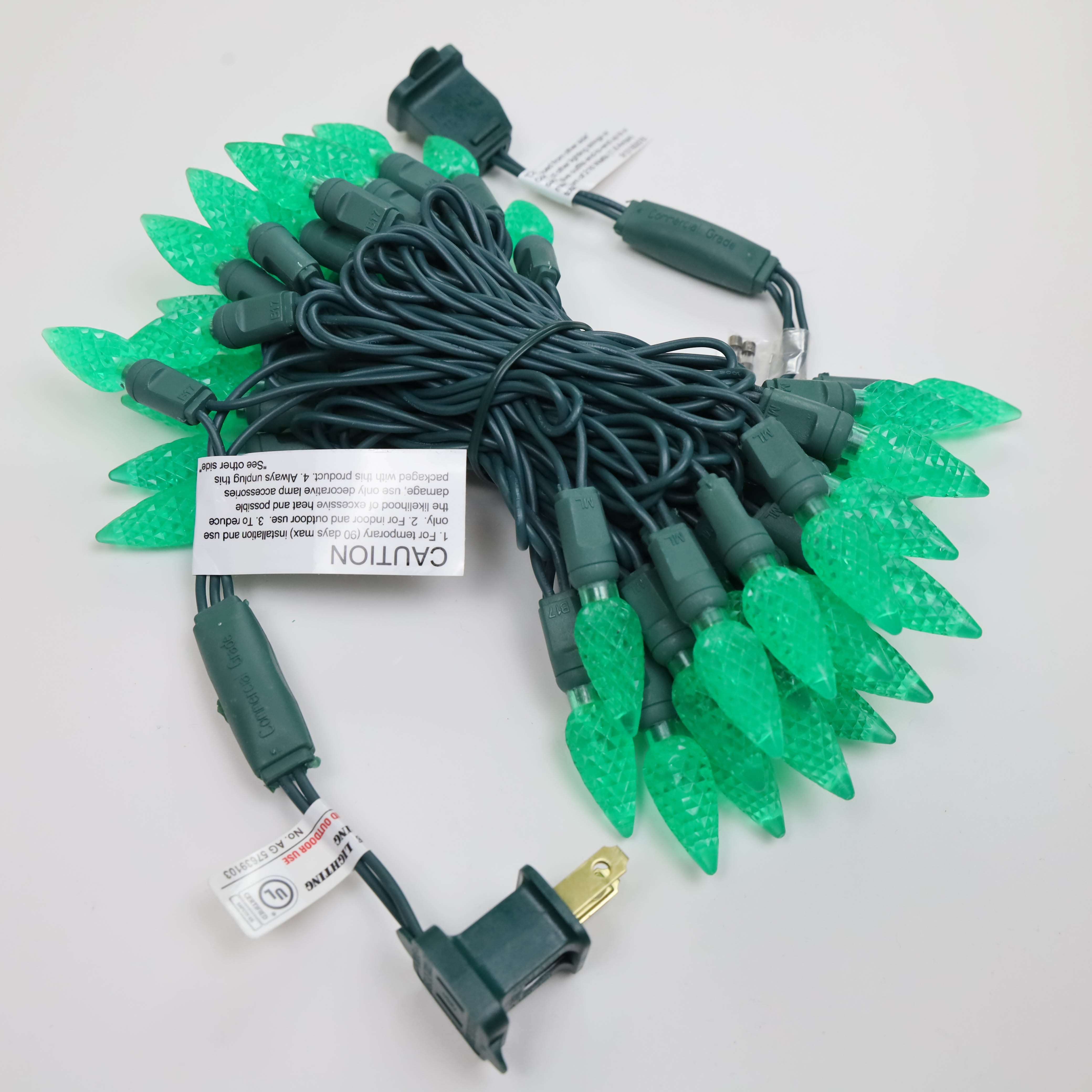 UL C6 딸기 녹색 LED 스트링 조명 