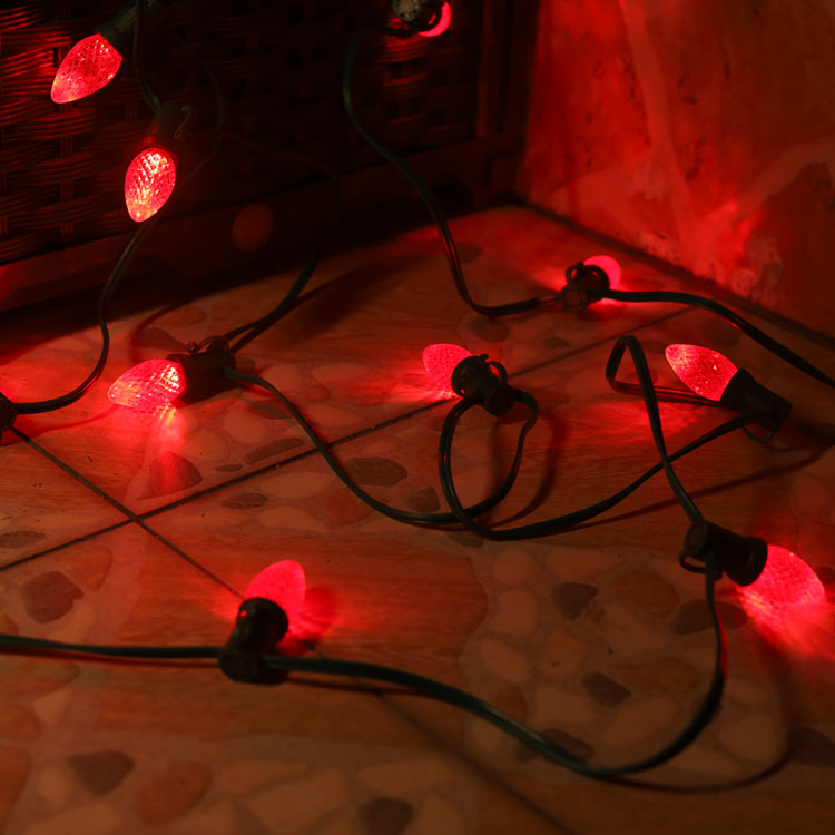 실내 및 실외용 방수 빨간색 LED 교체 전구