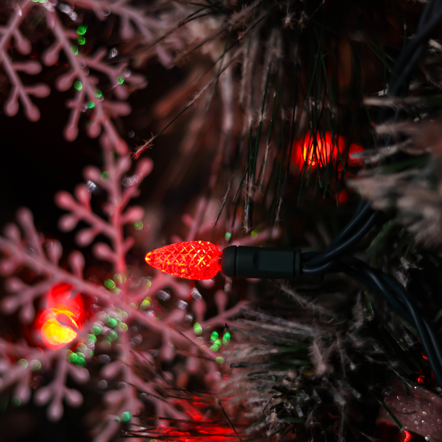 120V ul Red C3 크리스마스 LED 조명