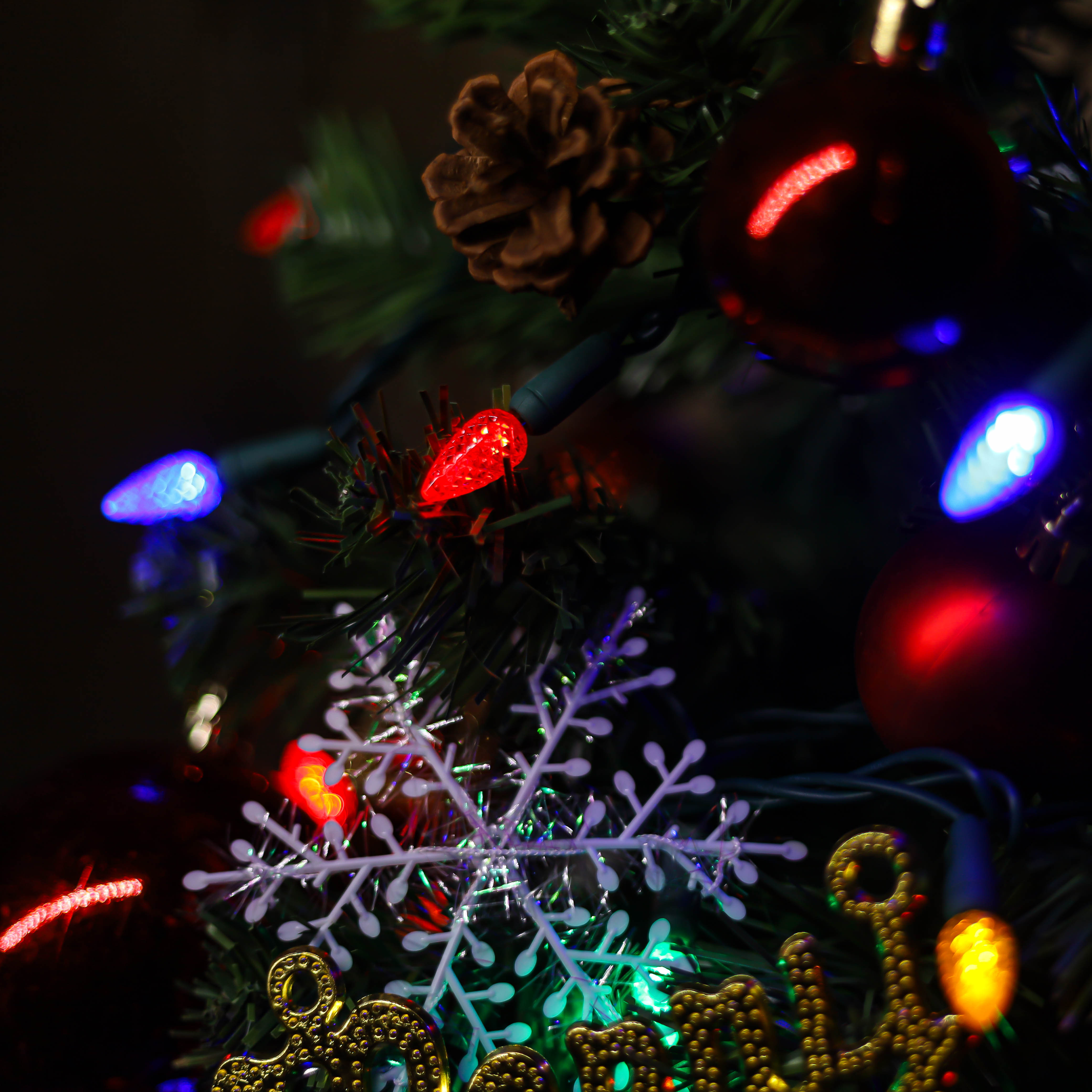 UL C3 LED 스트링 조명 야외 멀티 컬러 크리스마스 조명