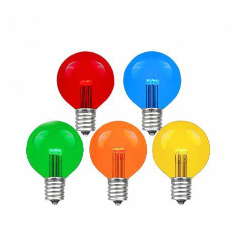 G50 E17 유리 LED 전구