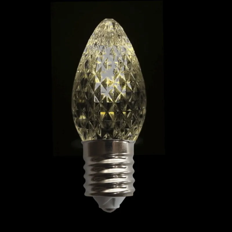 C7 LED 면처리된 깜박임 전구