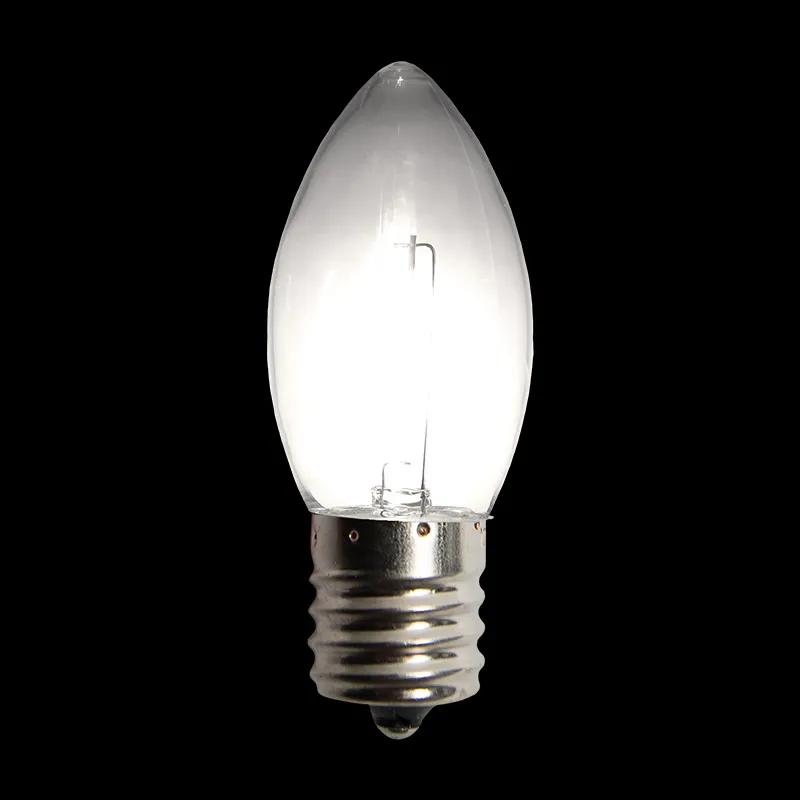 C9 LED 필라멘트 전구 – 퓨어 화이트