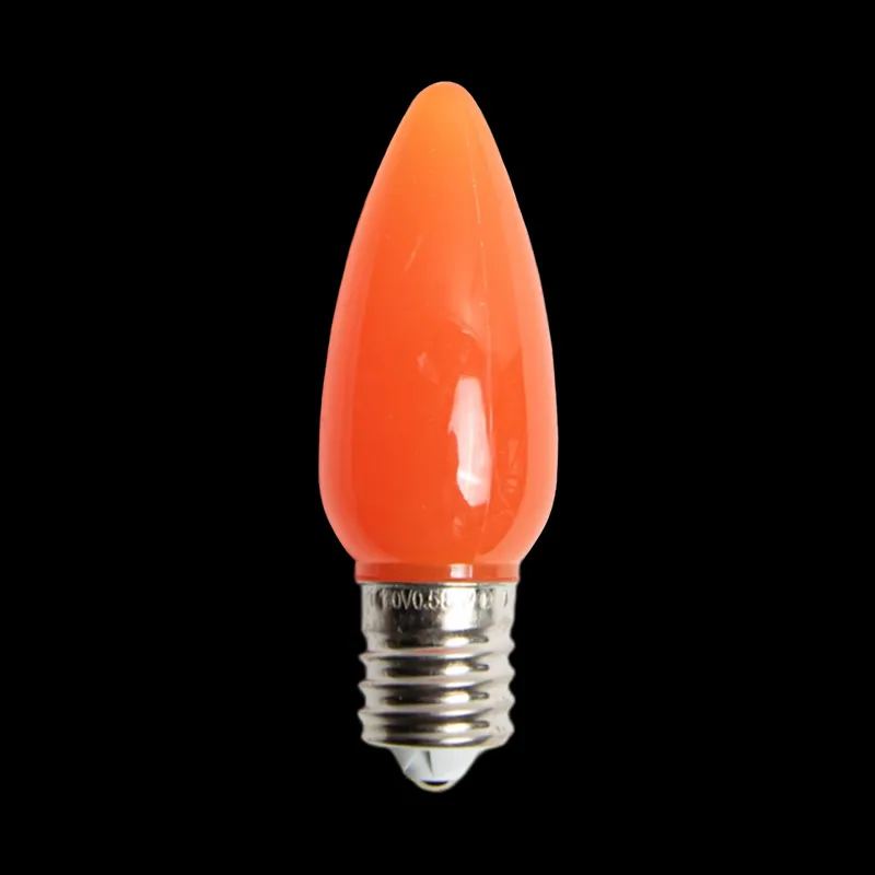 C9 LED 불투명 전구 오렌지