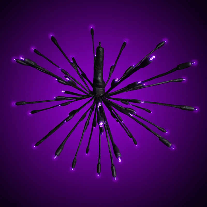 28″ LED 징글 볼즈 - 보라색