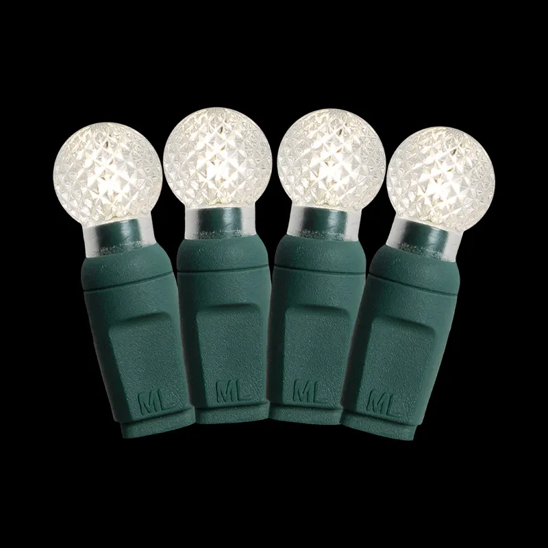 50L G12 순백색 LED 크리스마스 스트링 조명 야외 방수