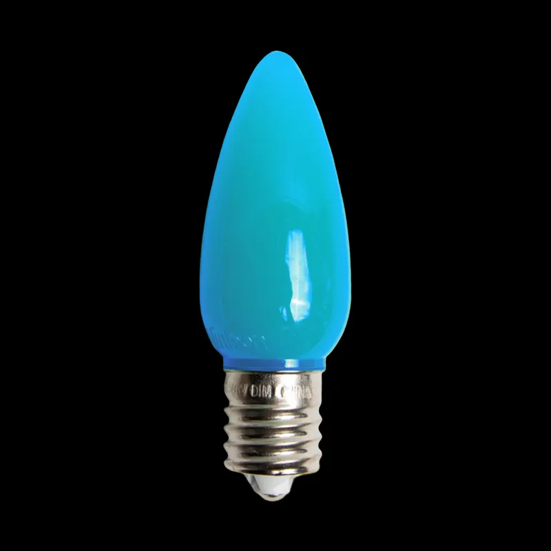 C9 LED 불투명 전구 청록색