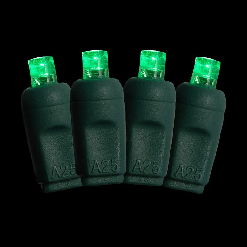 50L 5MM 녹색 LED 크리스마스 끈 조명 야외 방수