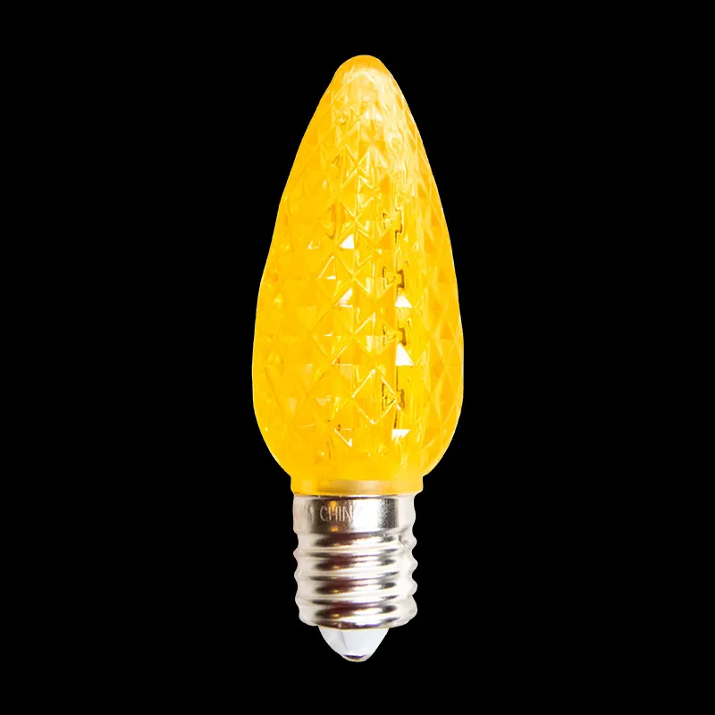 노란색 UL C9 Minleon LED 교체 전구 