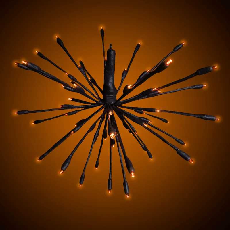 16″ LED 징글 볼즈 – 오렌지