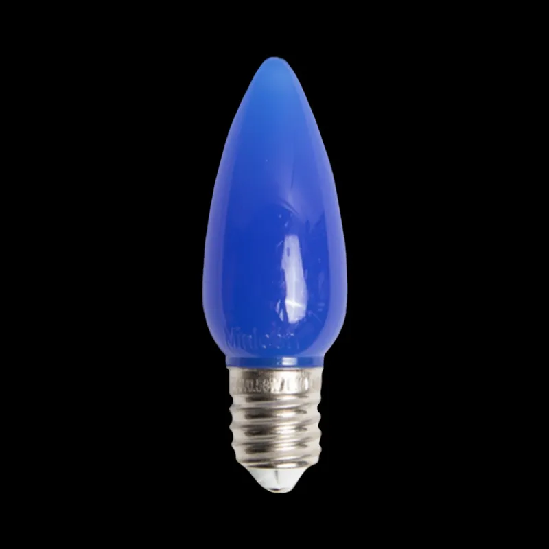 C9 LED 불투명 전구 파란색