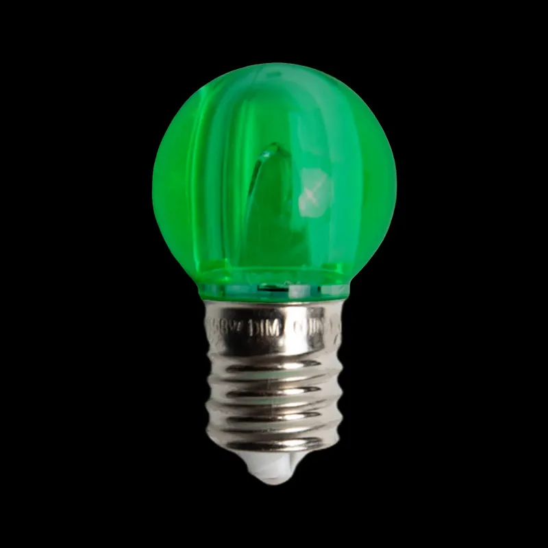 130V UL G30 E17 부드럽고 투명한 청록색 LED 전구