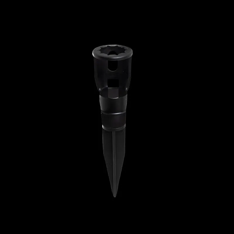 5″ C9 그라운드 스테이크 서클 탑 – 블랙