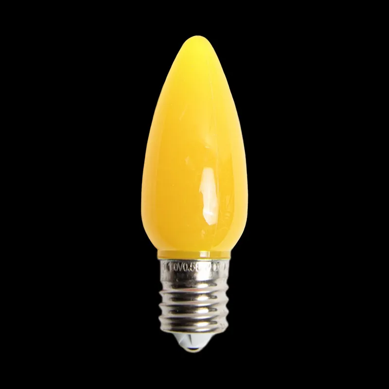 C9 LED 불투명 전구 노란색