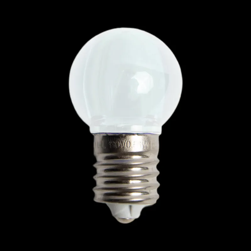 130V UL G30 E17 부드럽고 투명한 차가운 백색 LED 전구