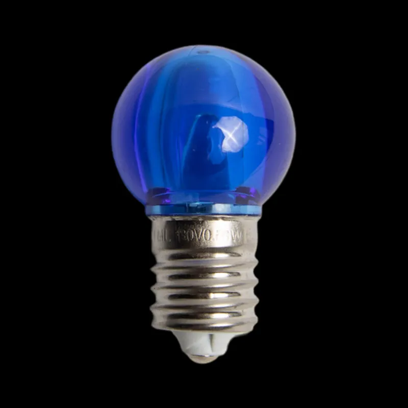 130V UL G30 E17 부드럽고 투명한 파란색 LED 전구